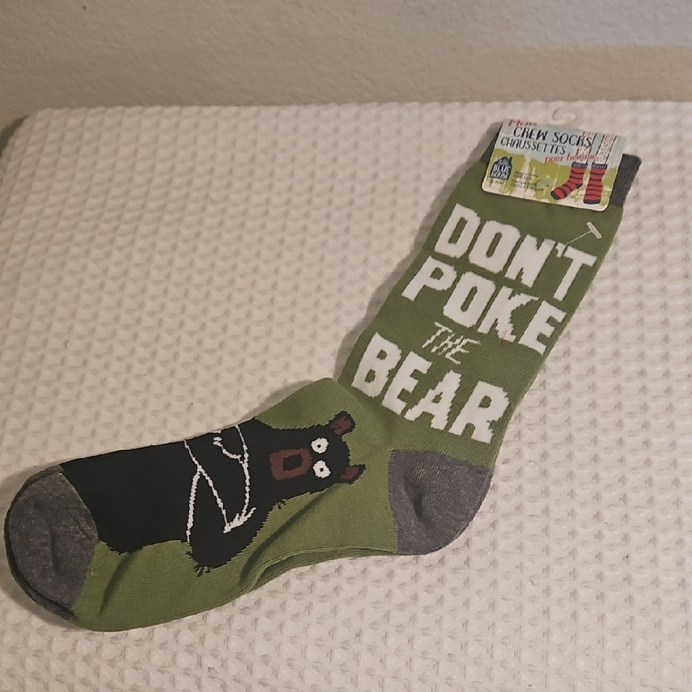 'Don't Poke the Bear' Crew Socks
